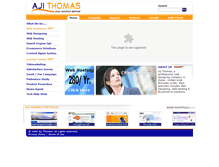 Tablet Screenshot of ajithomas.com
